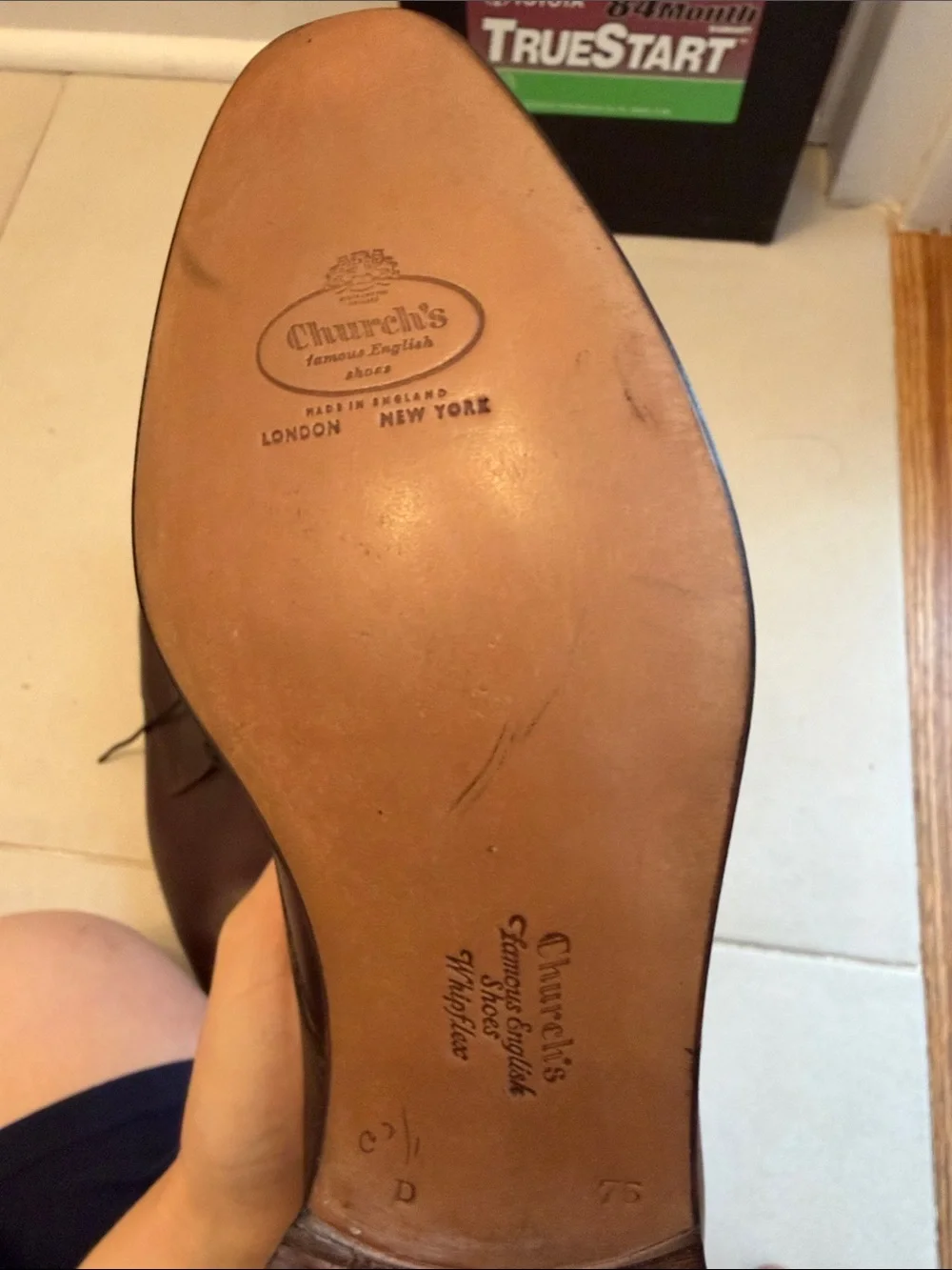 Church's Brown Leather Derby Shoes for Men